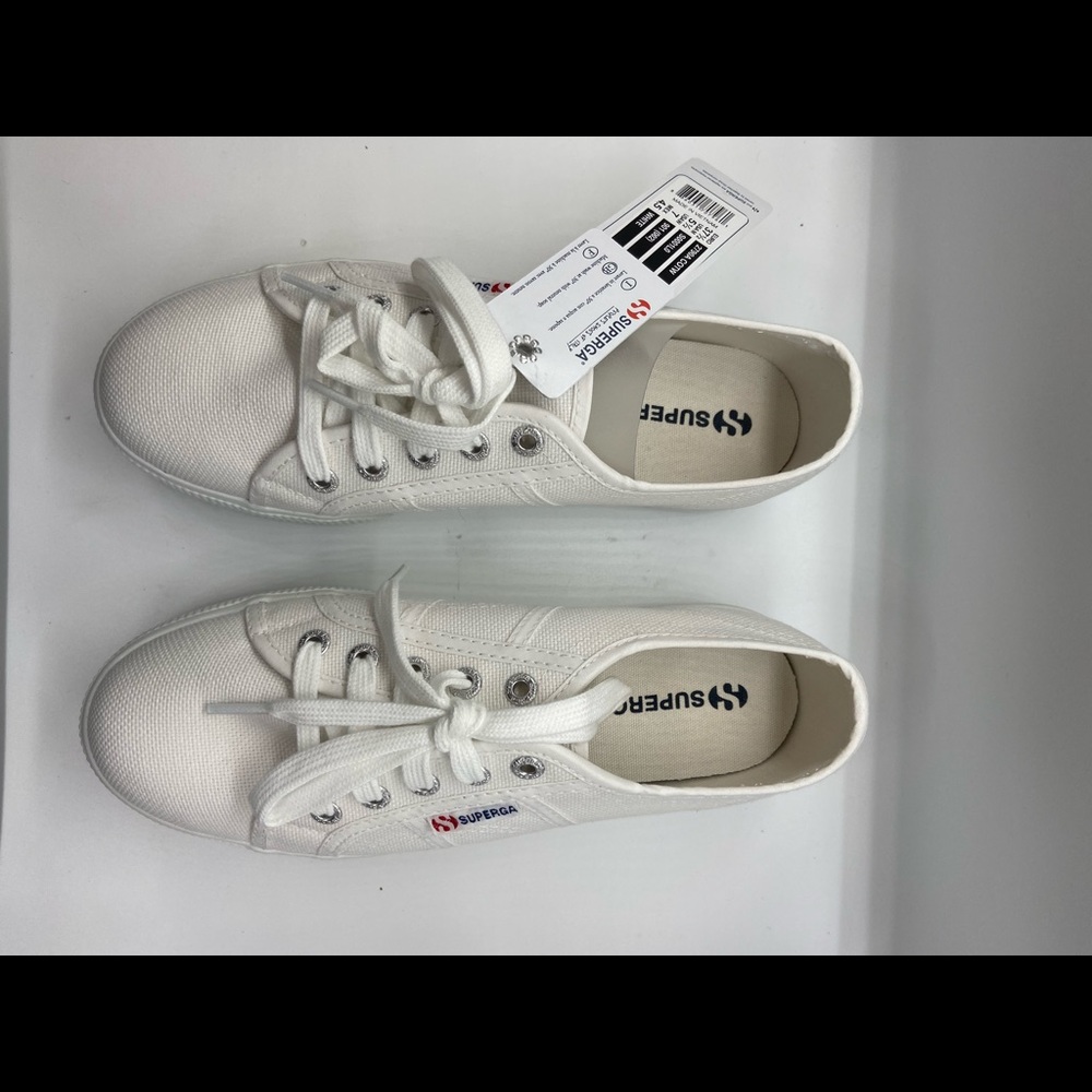 Superga womens Platform Fashion Sneaker White 7 US
